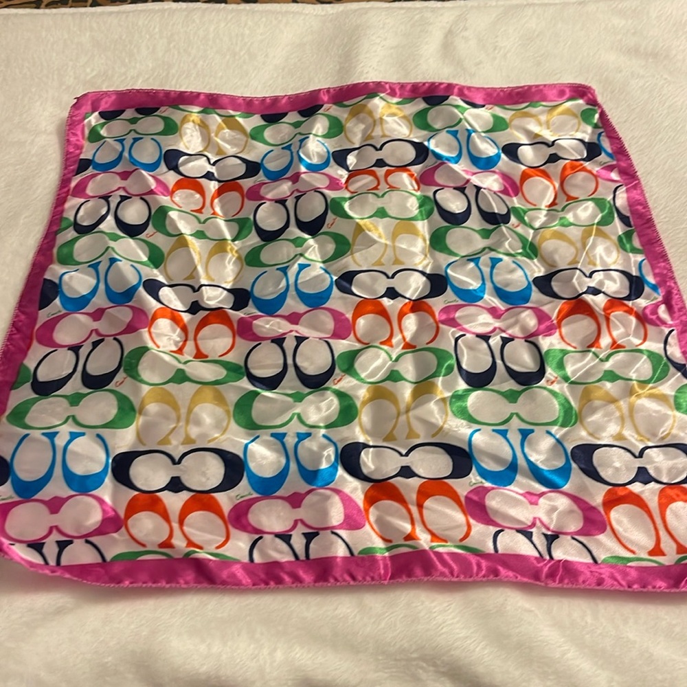 Coach signature C print scarf
